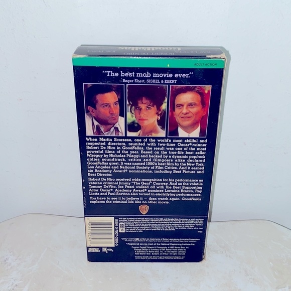 GoodFellas VHS 📼 Robert De Niro, Joe Pesci & Ray Liotta 🎥 Martin Scorsese film - Picture 3 of 4